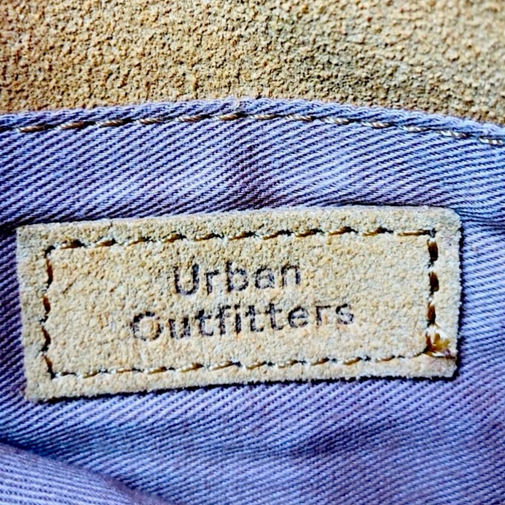 Urban Outfitters suede and leather mini crossover bag - Picture 3 of 9